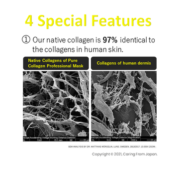 Pure Collagen Professional Mask - 株式会社ケアリングフロムジャパン Caring from Japan